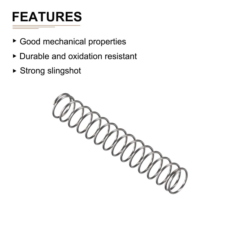 DTGN 0.5x6x35mm(DxODxL) Compression Spring - 10Pack - Good for Machinery