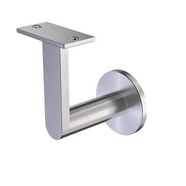 (Mounting Surface: Wood or Sheet Rock) - Inline Design Stainless Steel Handrail Wall Bracket Gamma Quasar (Mounting Surface: Wood or Sheet Rock)