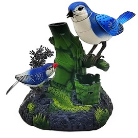 Tipmant Realistic Electronic Birds Toys Electric Animal Pets Move Chirp Home Office Table Desk Wall Decoration Kids Birthday Gifts