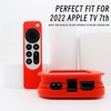 ZEVGOV Silicone Case for 2022 Apple TV 4K Siri Remote
