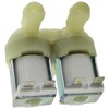 SPARES2GO Solenoid Cold Water Valve for Beko Washing Machine (Double