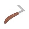 Steel Hoof Knife L Shaped Ergonomic Curved Handle Hoof Trimming
