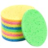 10 Pieces Face Wash Sponge, Natural Cellulose Face Cleansing Sponge