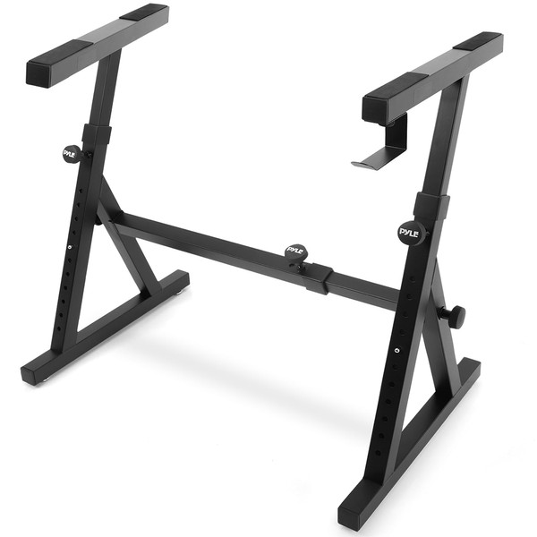 Pyle Pyle Heavy Duty Folding Keyboard Stand - Sturdy Reinforced