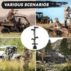 StarknightMT UTV Gun Holder UTV Gun Rack Stand Up Gun