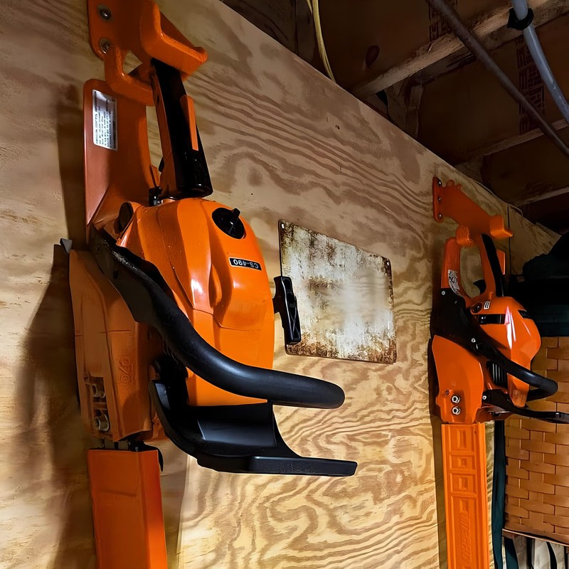 Chainsaw Hanger - 1Pack/2 Pack Chainsaw Holder, Heavy Duty Chainsaw