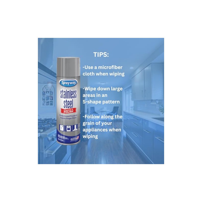 Sprayway SW148R limpiador de acero inoxidable a base de agua,