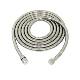 PHASAT Long Shower Hose, 3.5 m Flexible Stainless Steel Replacement Hose Kink Protection with 2 Washers Brushed Nickel 138 Inch A3107N-3.5