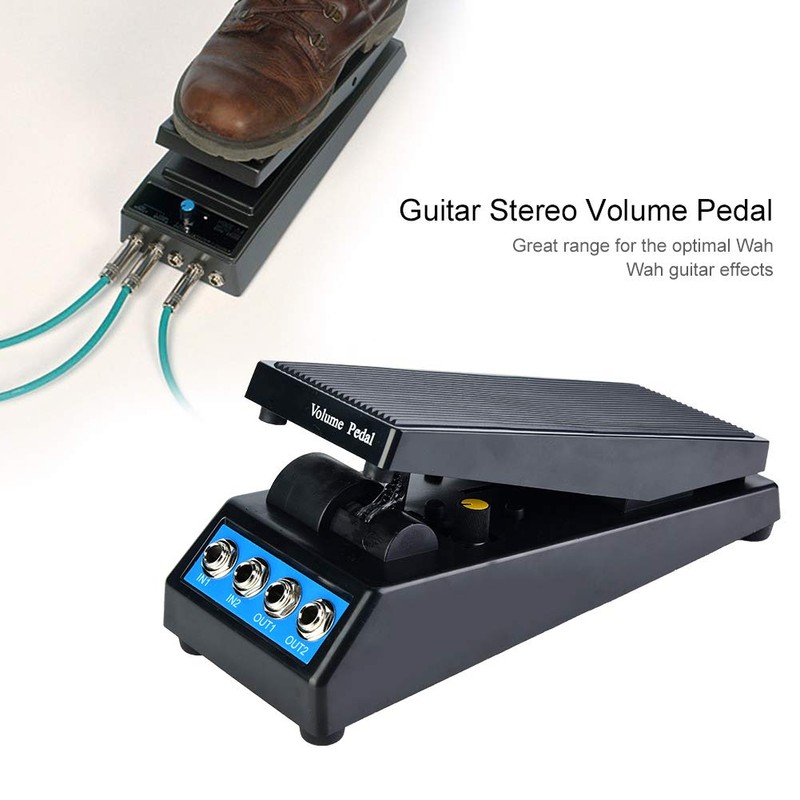 DF1511A Guitar Stereo Volume Pedal, Easy to Use Beautiful Great