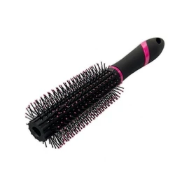 [Lungs_62] Pink Point Roller Brush Hair Comb 1P -O (46431514) / [룽스_62]핑크포인트 롤브러쉬 머리빗 1P -O (46431514)