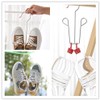 Leoyoubei 10 Pack Stainless Steel Shoes Hanger Drying Rack for