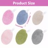 LOPHE 6 Pieces Washable Double Sided Oval Makeup Remover Pads
