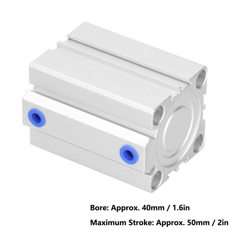 Pneumatic Air Cylinder Thin Double Action Aluminium Alloy Industrial Supplies