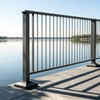 Black Deck Post Base Cover for Railings, 2x2 Inch, 6