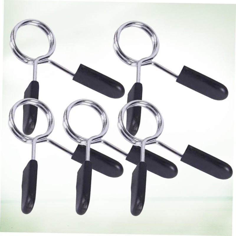 WHAMVOX 27mm Barbell Spring Clamp Barbell Spring Clip Collar Weight