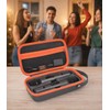 GWCASE PU Leather Microphone Case for JBL Wireless Two Mic