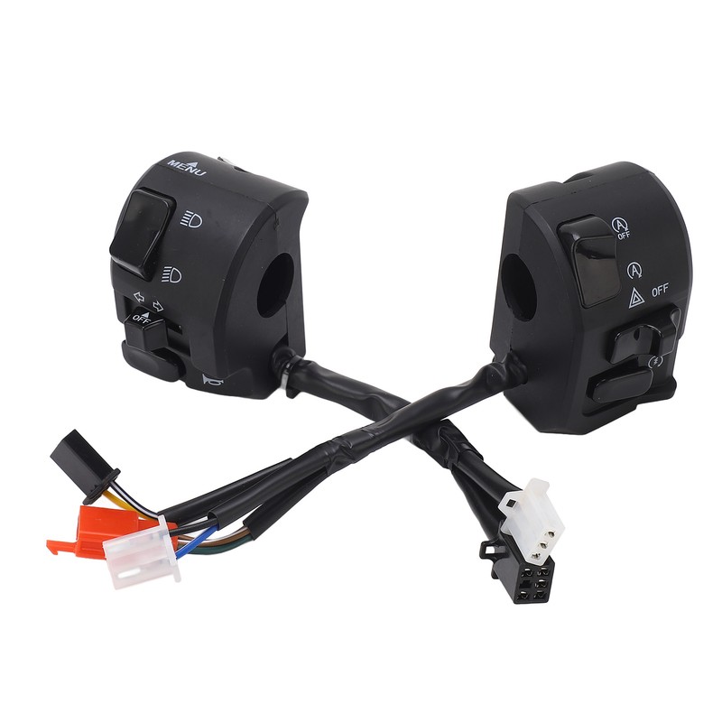 Motorcycle Handlebar Switch 7/8inch Light Trumpet Universal Handlebar Switch Replacement