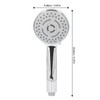 Handheld Shower Head Female Male Thread G1/2 Supercharged Punching Free