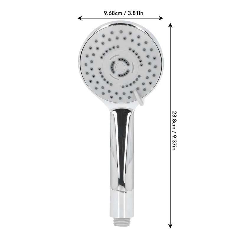Handheld Shower Head Female Male Thread G1/2 Supercharged Punching Free