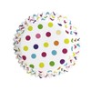 PME BC830 Multi Colour Polka Dot Cupcake Lined-30 Pack, Foil