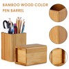 2 Pieces Rectangular Pen Holder, Wooden Pen Holder, Simple Stationery