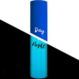 Turner Moore Edition Blue Reflective Vinyl Permanent Adhesive, 12x12 Sheets Reflective Vinyl for Cricut, Cars, Bikes, Decals, Stickers, Signs, Helmets, Mailbox, Numbers, Reflective Tape (3-Pack)