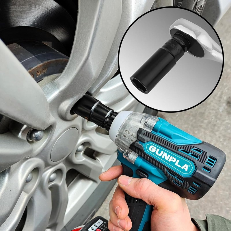 Impact Sockets, 1/2 Inch Drive 18mm Deep Impact Socket -