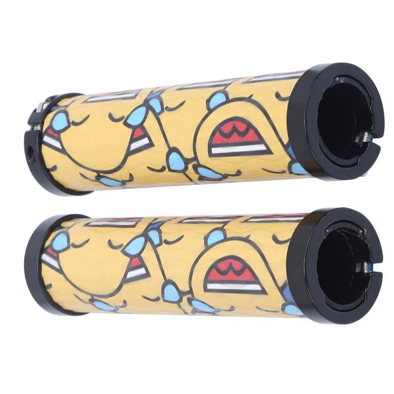 Handlebar Grips Fashionable Pattern Comfortable Cycling Equipment for Mountain BikesC