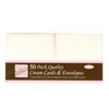 Anita's Square Card and Envelope, Pack of 50, Cream,5 by