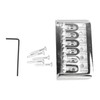 Fixed Hardtail Guitar Bridge U Shape Saddle Bridge Replacement Metal