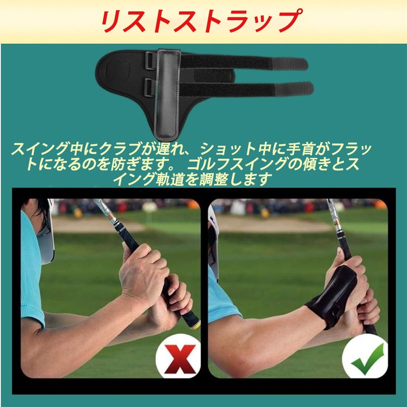 AUTAKI Golf Practice Equipment, Golf Swing Wrist Correction Fixation, Practice