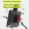 Meskliu Waterproof Inline Cord Switch,DPST DC 16A-24V,20A-12V Outdoor Start Stop