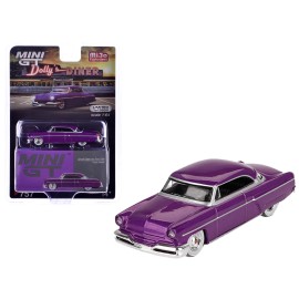 DCD 1954 Lincoln Capri Hot Rod Purple Metallic 1/64 Diecast Model Car Mini GT Limited Edition Worldwide to 3600 Pieces