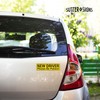 2pcs New Driver Sticker Please Be Patient Decal | Self