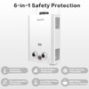 OEVANT Propane Water Heater, 1.58GPM 6L Portable Tankless Water Heater