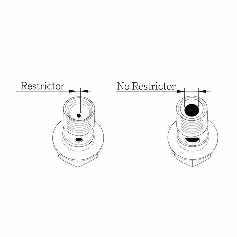 Turbo Oil Feed Restrictor M10x1.25 Stainless Steel Restricted Fitting Fit
