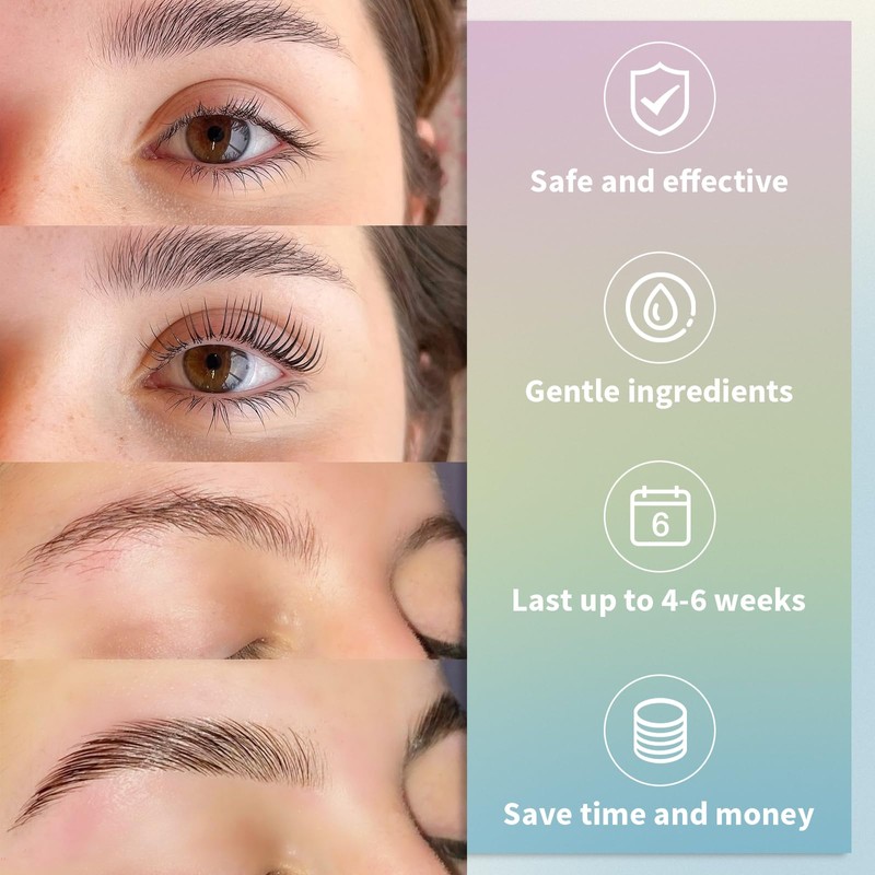 PERMANIA Lash Lift Kit - Upgraded Eyelash Perming & Brow