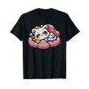 Cute Cat Taking a Nap Catnap Kawaii Kitty Sleeping T-Shirt