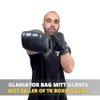 TK Boxing Gladiators - Bag Mitt Gloves (Black, L)
