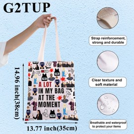 G2TUP Criminal TV Show Tote Bag Derek Morgan & Hotchner Fans Gift Criminal Aaron Hotchner Shoulder Bag Spencer Reid Merch, Lot in Fbi
