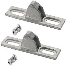 2PCS Sliding Door Keepers Sliding Glass Door Lock Keepers, 1/2-Inch Door Lock Keepers for Various Sliding Patio Doors