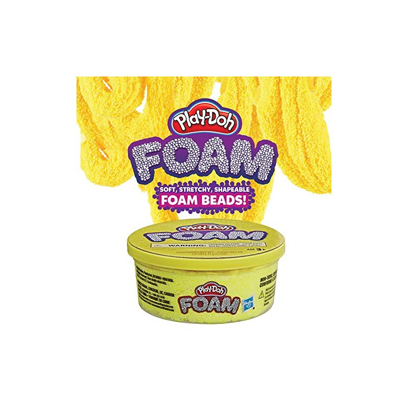 Play-Doh Foam Yellow Single Can of Non-Toxic Modeling Foam for