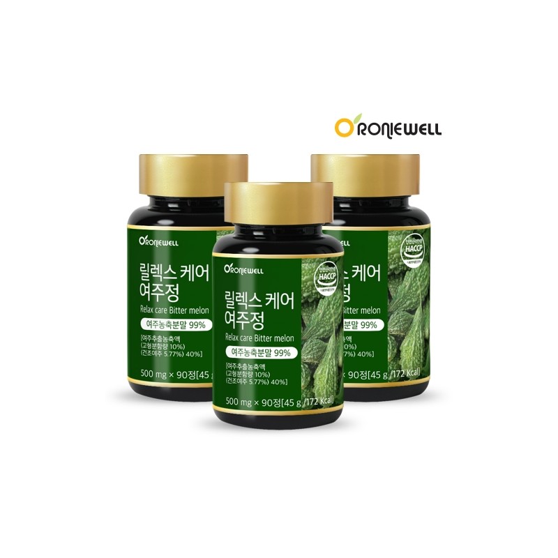 Roniwell Relax Care Bitter Melon Tablets (500mg x 90 Tablets)