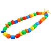 Lacing Beads for Toddlers (60 Stringing Beads,4 Strings) -Educational Montessori