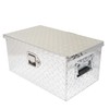 TJHSM 20 Inch Silver Heavy Duty Aluminum Tool Box with