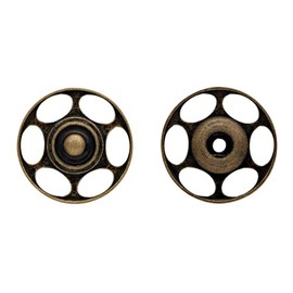 Prym 341.850 341850-1 Snap Fasteners, Brass, 100%, Brass, 25 mm