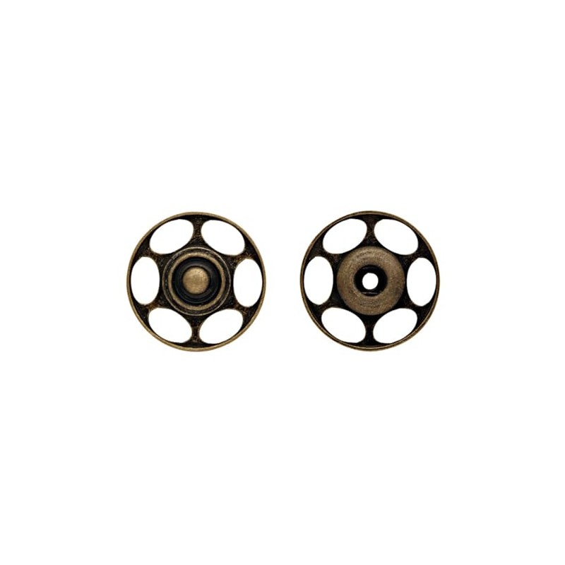 Prym 341.850 341850-1 Snap Fasteners, Brass, 100%, Brass, 25 mm