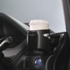 Carmate DZ553 Drink Holder for Cars, Silent Flap, Fits Small