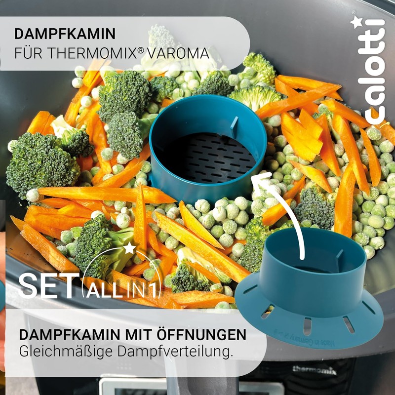 Calotti® Multitools for Thermomix TM6 and TM5 - Funnel, Mixing