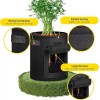 iPower Potato Grow Bags 10 Gallon 4 Pack Garden Planting